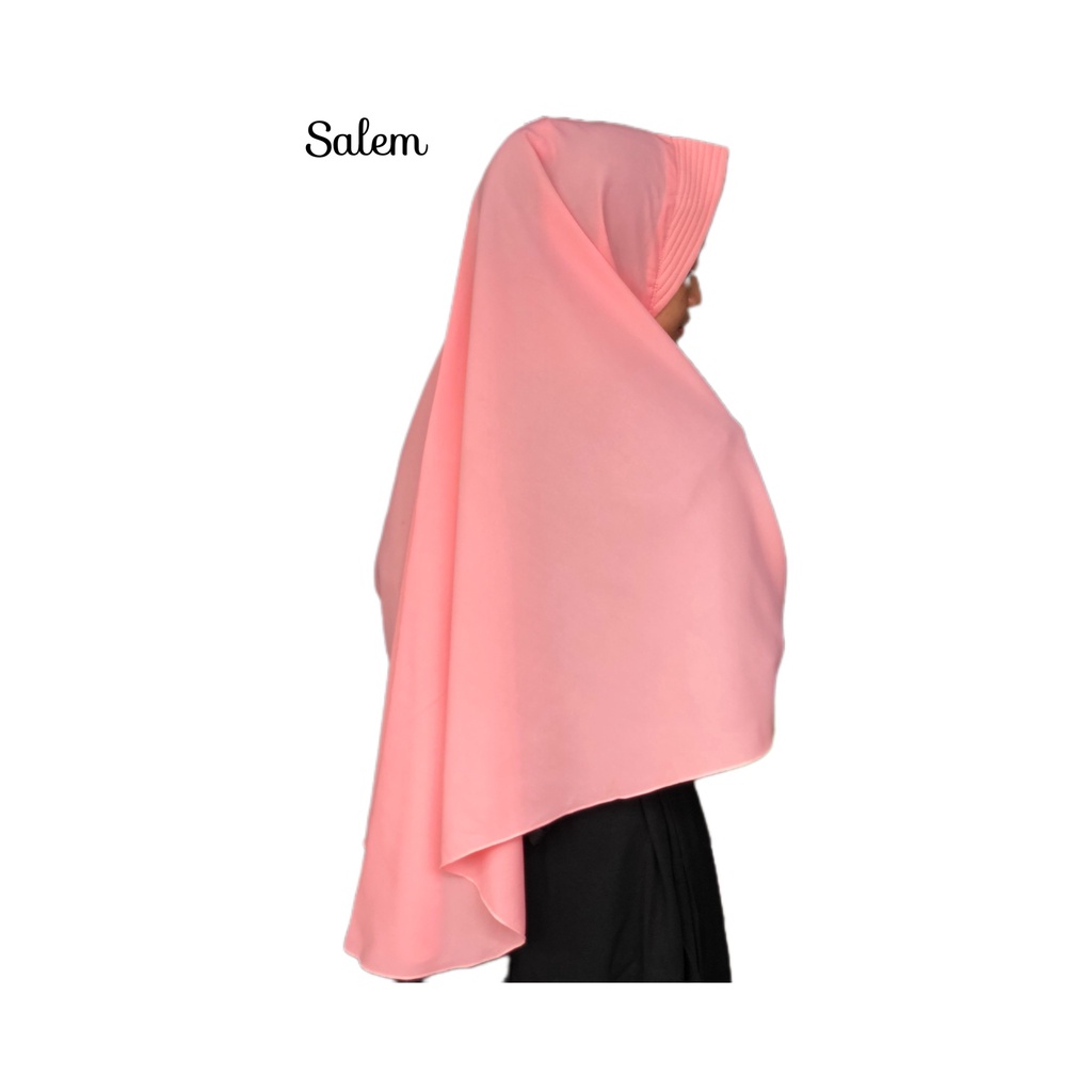 Khimar Jumbo hijab khimar jumbo per jilbab wolfis antem kerudung instant instan-jumbo salem