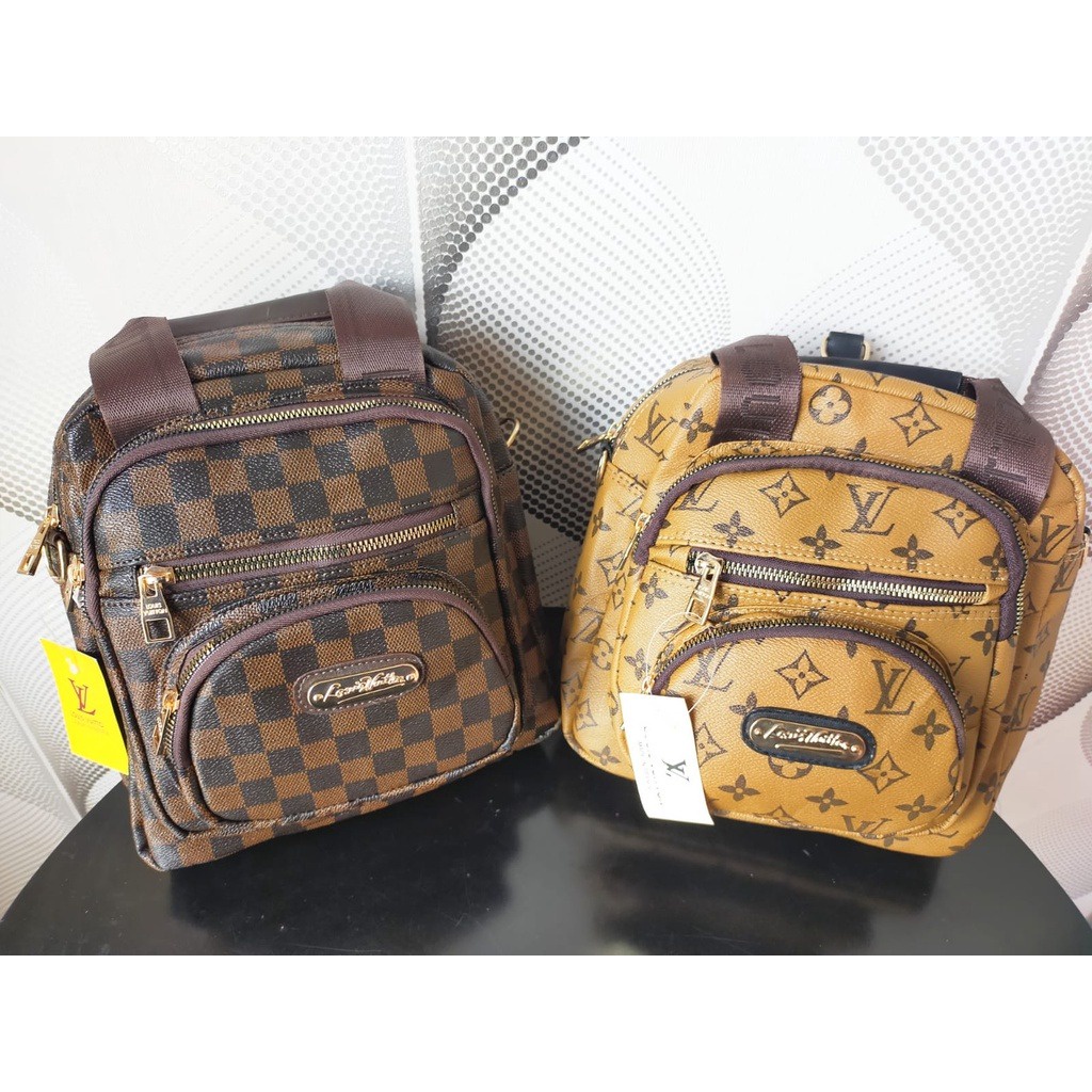 Ransel Lv Dakota Super Premium tas batam tas punggung multifungsi double tali bisa selempanG