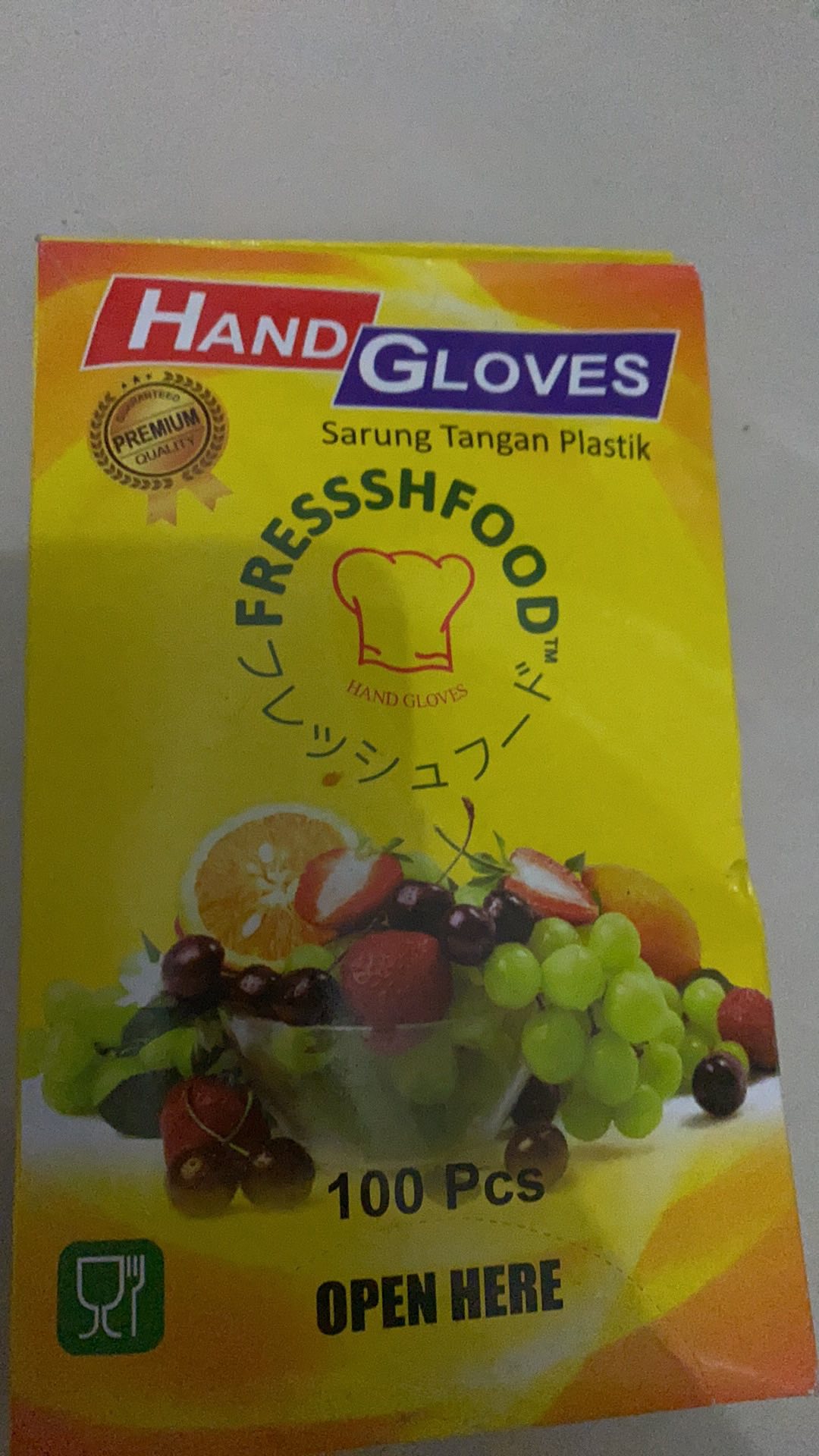 Sarung Tangan Plastik / Hand Gloves