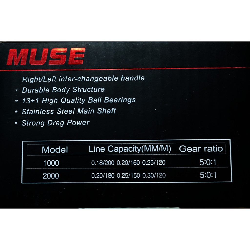 Reel Pancing Lizard Muse 1000-6000 (14Bearing) Power Handle - Engkus Fishing