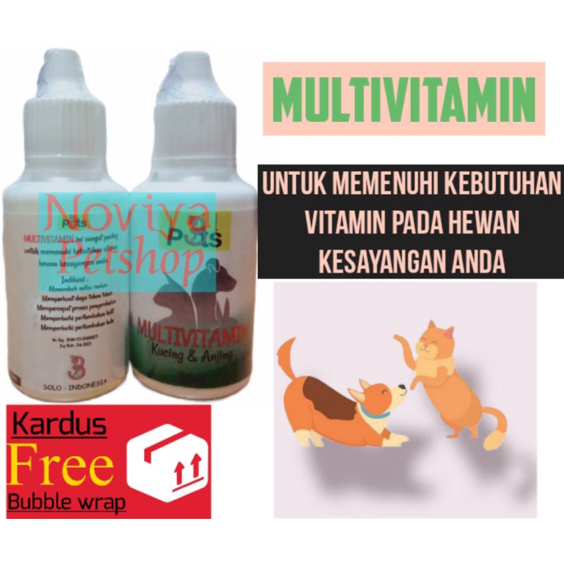 Multivitamin kucing anjing