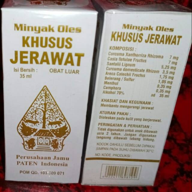 

MINYAK OLES KHUSUS JERAWAT. CAP WAYANG.