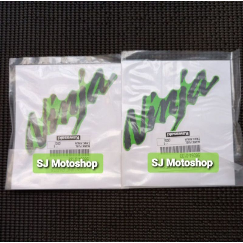 Sticker Stiker Tangki Ninja Kawasaki Ninja 150 RR Old SE 2010 - 2011 Original Kawasaki