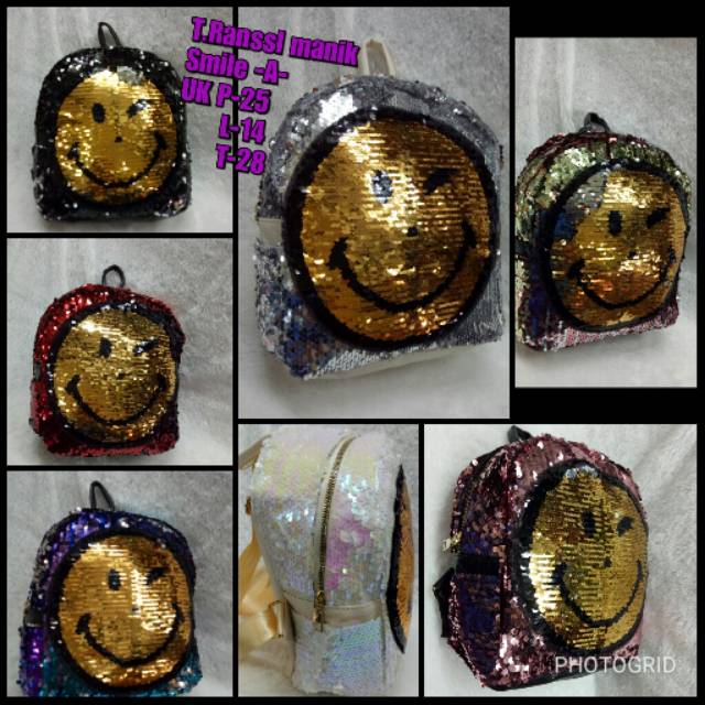 Tas ransel manik smile