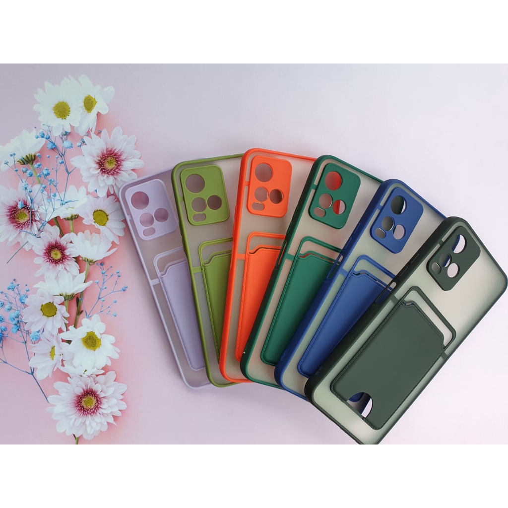 CASE POCKET/SLOT CARD/TRANSPARAN/MY CHOICE REALME C11 2021/C20/C21/C25