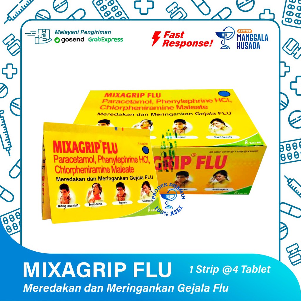 Jual MIXAGRIP FLU 1 STRIP 4 TABLET Shopee Indonesia