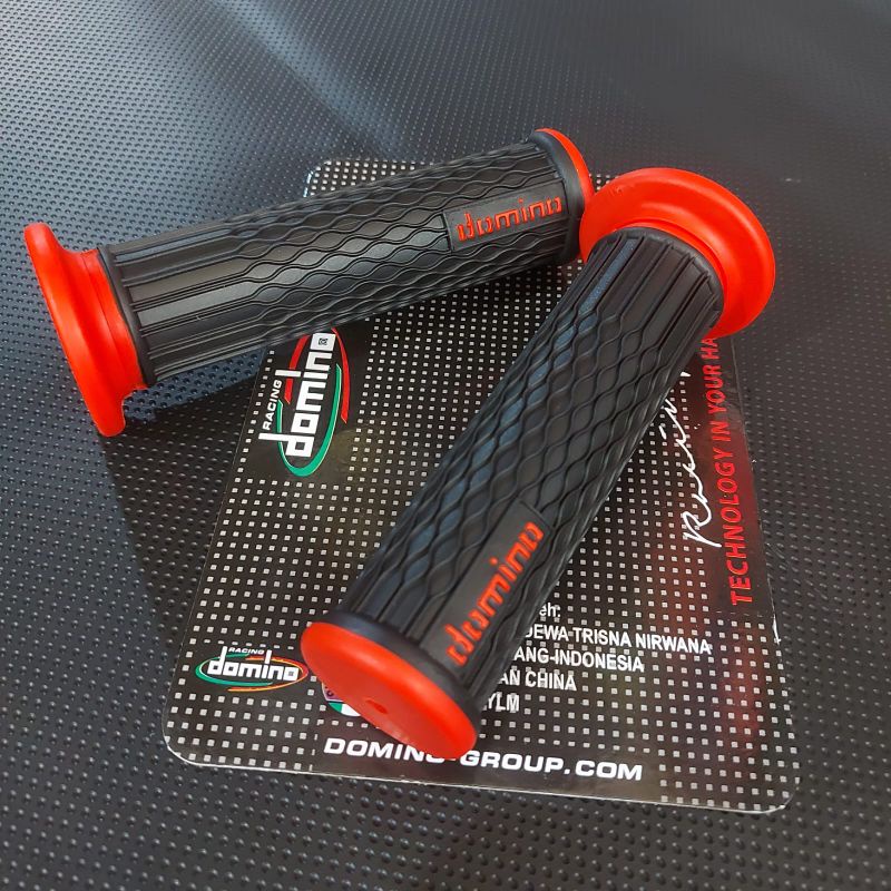 Handgrip Domino Polos super soft, kualitas ori cocok untuk semua motor isi sepasang