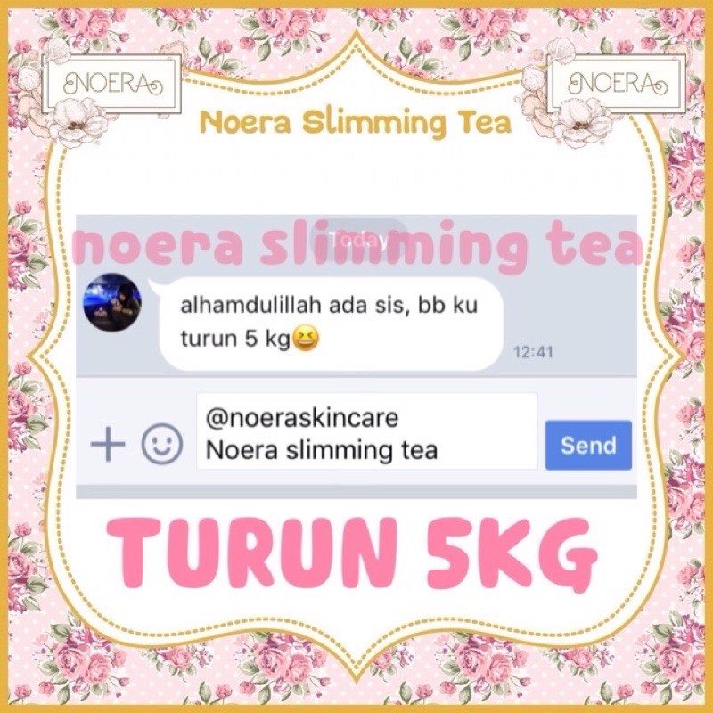 Noera Slimming Tea | Noera Teh Hijau | Teh Diet Herbal Pelangsing Slim Tea Noeraskincare