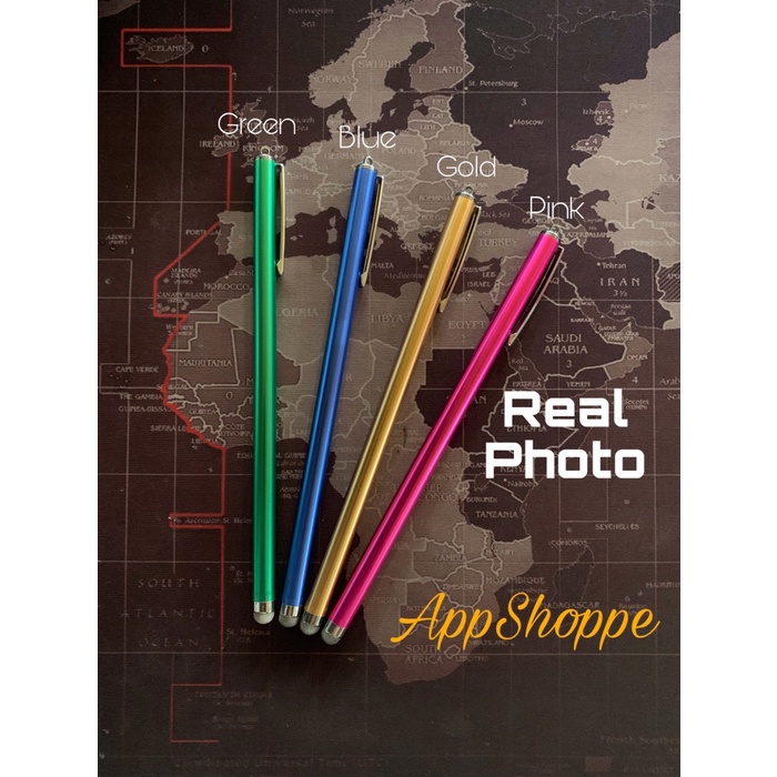 

Aman Stylus Pen Capacitive Touch Microfiber 18Cm For Ipad Iphone Multicolor Murah