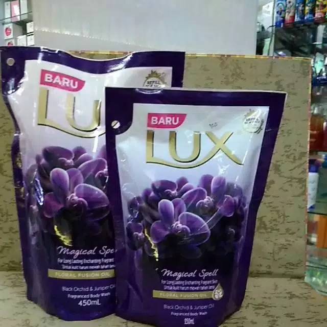 lux body wash refill 250ml/450ml dan botol 100ml