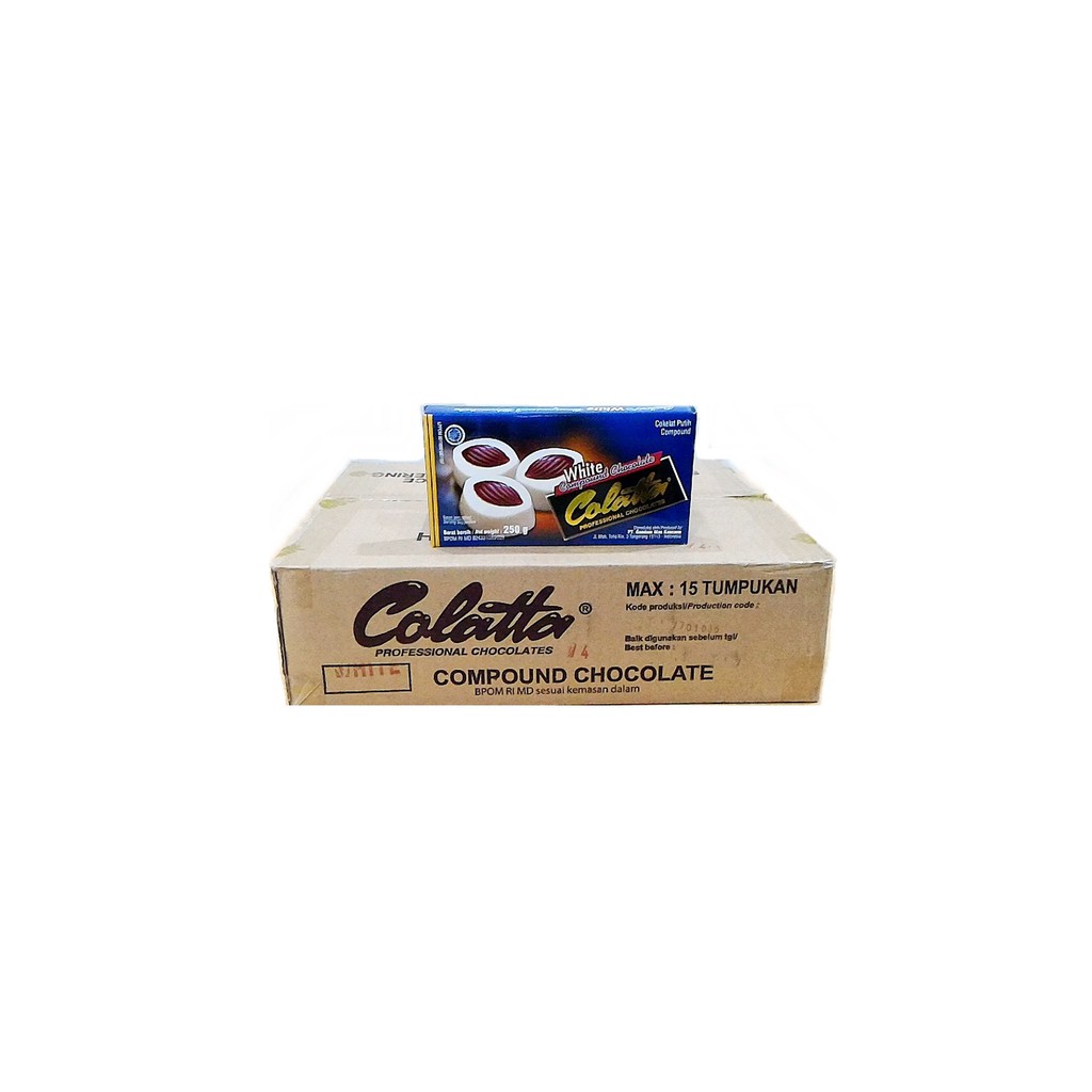 COLATTA White Compound Chocolate Coklat Batangan Putih 250 gr