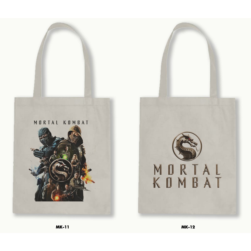 TOTE BAG BLACU - MORTAL KOMBAT .01