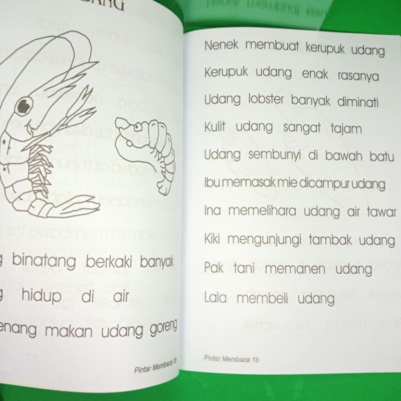 buku pintar membaca 1B 32 halaman (15×25cm)