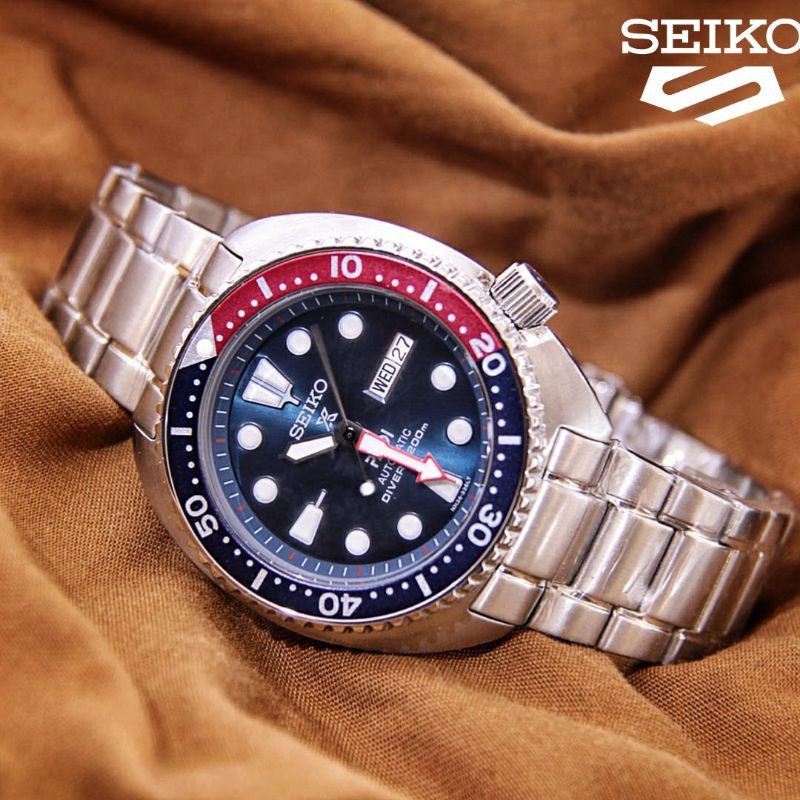 Jam Tangan Pria Merk Seiko Padi Stainless Mesin Otomatis