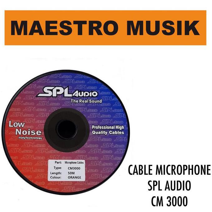 Ready Oke] Eceran 5 Meter  Spl Audio Cm 3000 Kabel Microphone