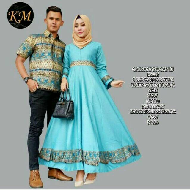 GROSIR BATIK COUPLE CASSANDRA GAMIS