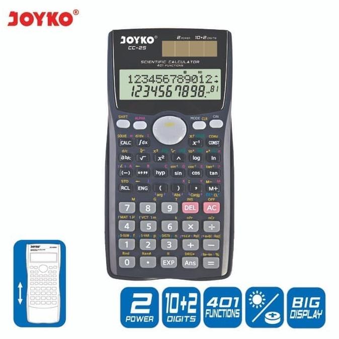 

Calculator / Kalkulator Joyko CC-25 / Scientific / 401 Functions