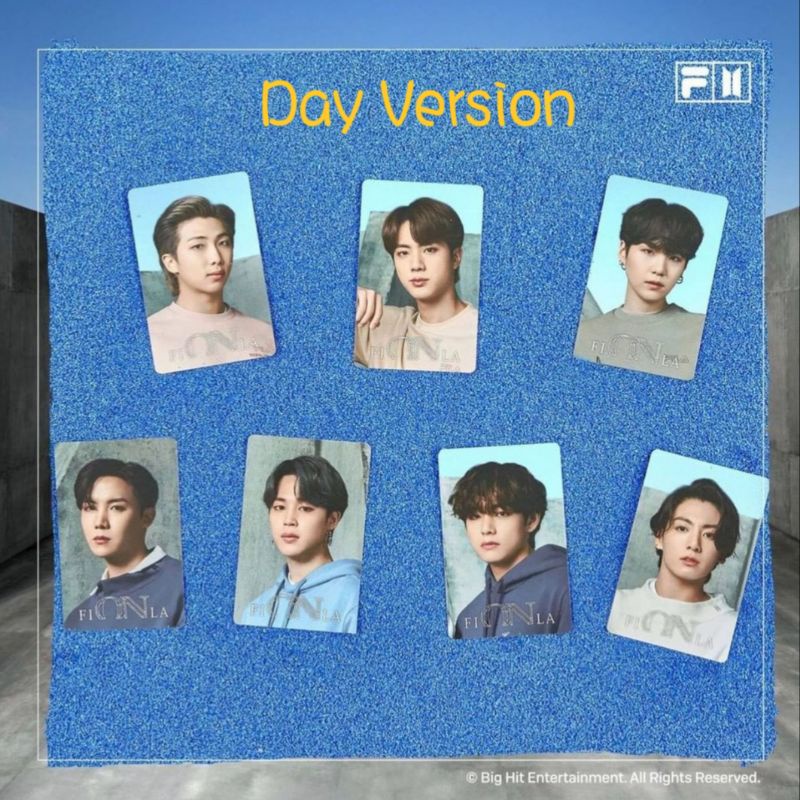[100%ORIGINAL] OFFICIAL FILA X BTS ON PHOTOCARD