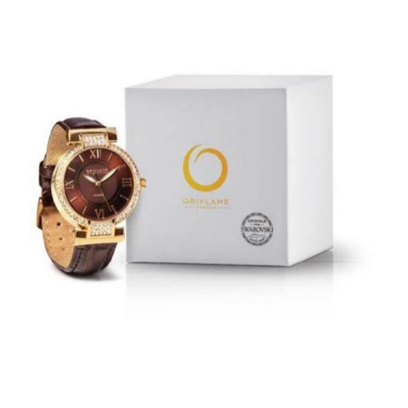 Jam Tangan Oriflame Crystal From Swarovski ORI✔