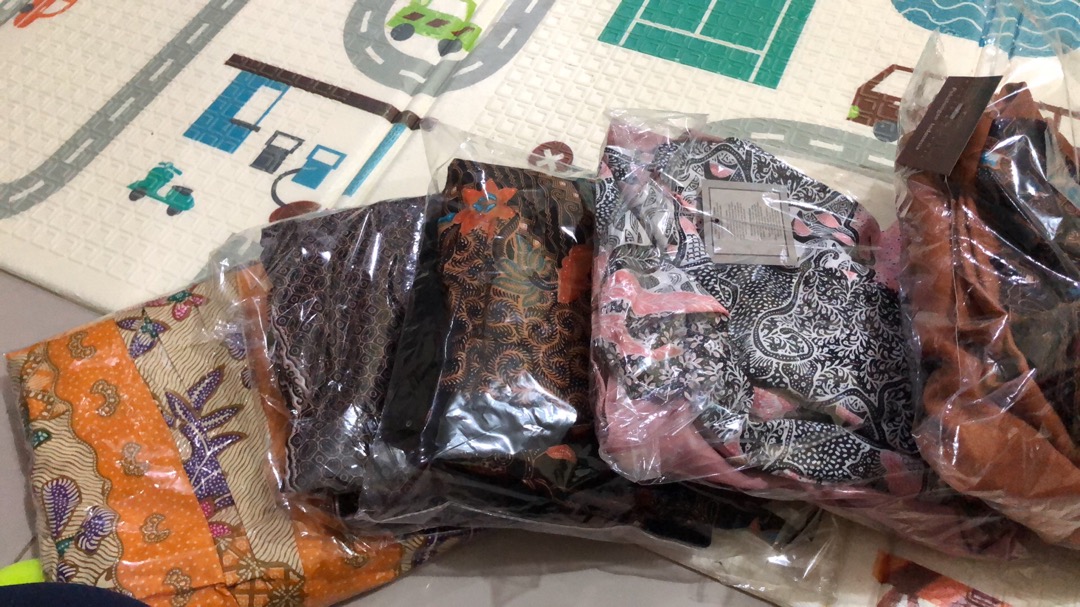 Blouse Batik Lurik - Atasan Batik Wanita Blus Batik Kerja Batik Kantor Kantoran