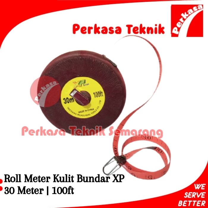 Meteran Bulat Kulit 30 Meter XP Tool Meteran Roll Tanah 30M