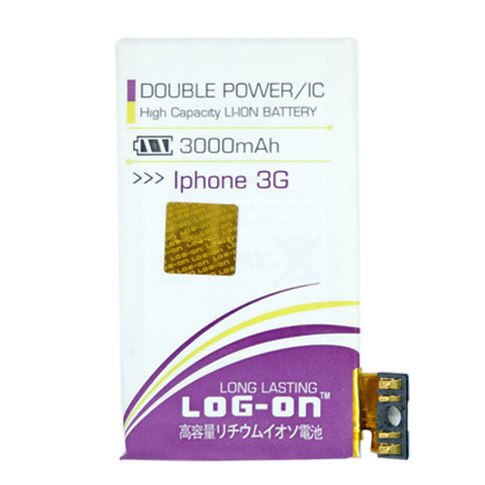 LOG ON BATERAI IPHONE 3G BATRE DOUBLE POWER DOUBLE IC BATTERY
