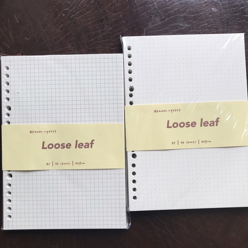 

looseleaf bookpaper