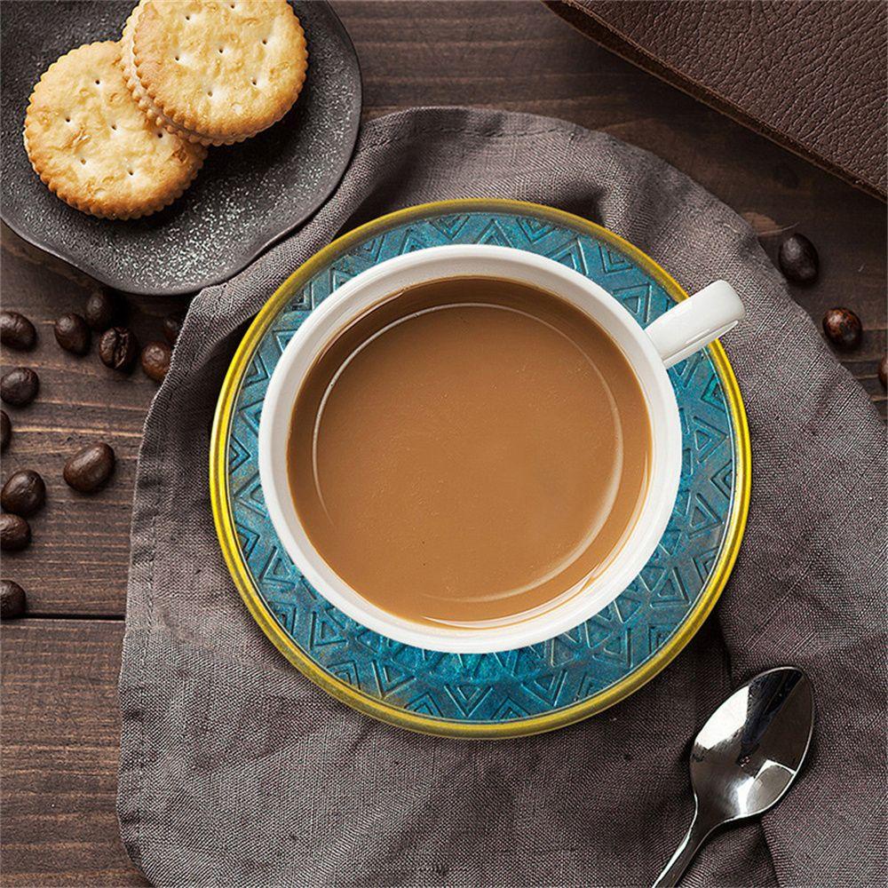 Preva Cetakan Pengecoran Resin Epoxy Dekorasi Desktop DIY Craft Tray Coaster Silicone Cup Mat Membuat Perhiasan Cetakan
