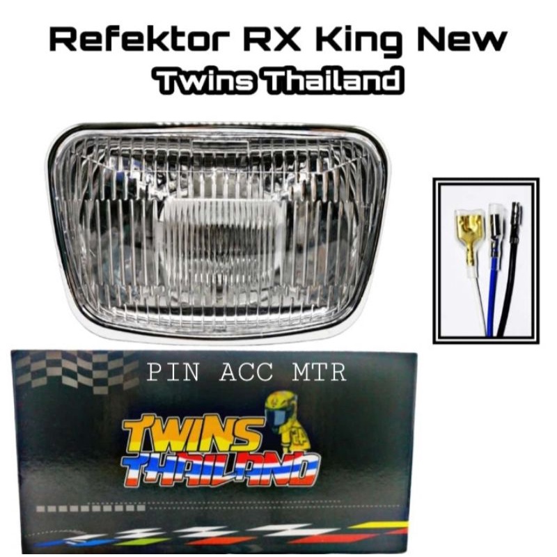 Lampu depan rx king new reflektor rx king new model oval