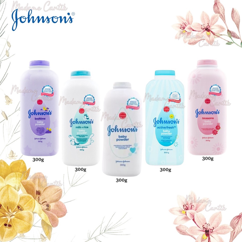 ✿ MADAME ✿ 300GR JOHNSON'S BABY POWDER - BEDAK TABUR BAYI JOHNSON BPOM