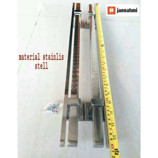 Promo handle pintu twin tempel 60cm