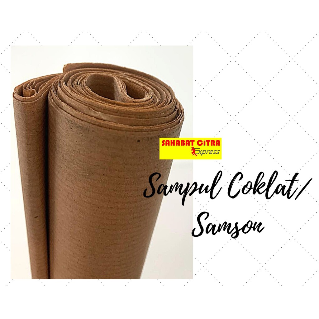 

SAMPUL COKLAT TIPIS SAMSON 90CMX120CM ROLL 咖啡纸