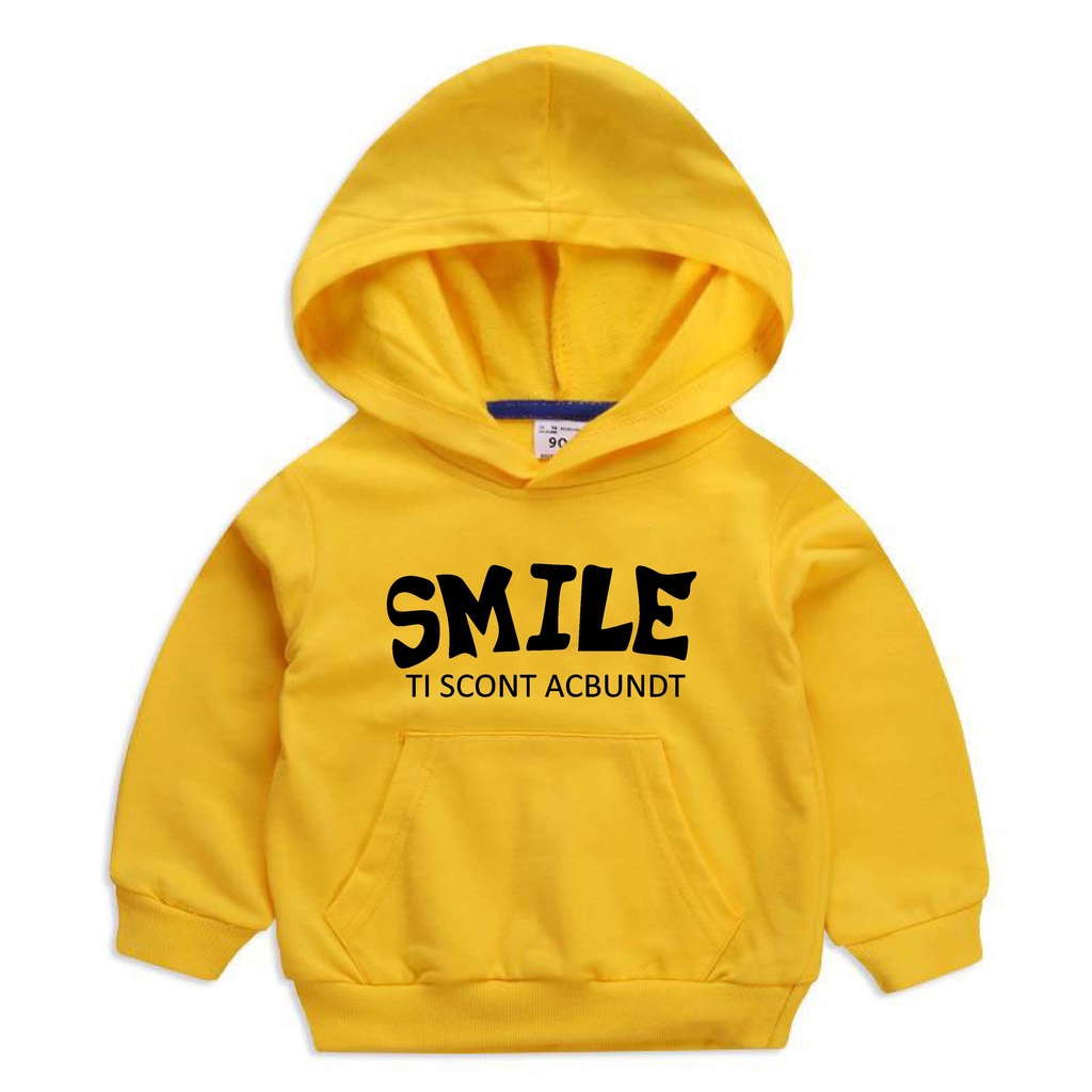 BS OUTERWEAR HOODIE  ANAK ANAK SMILE REAL PICTURE