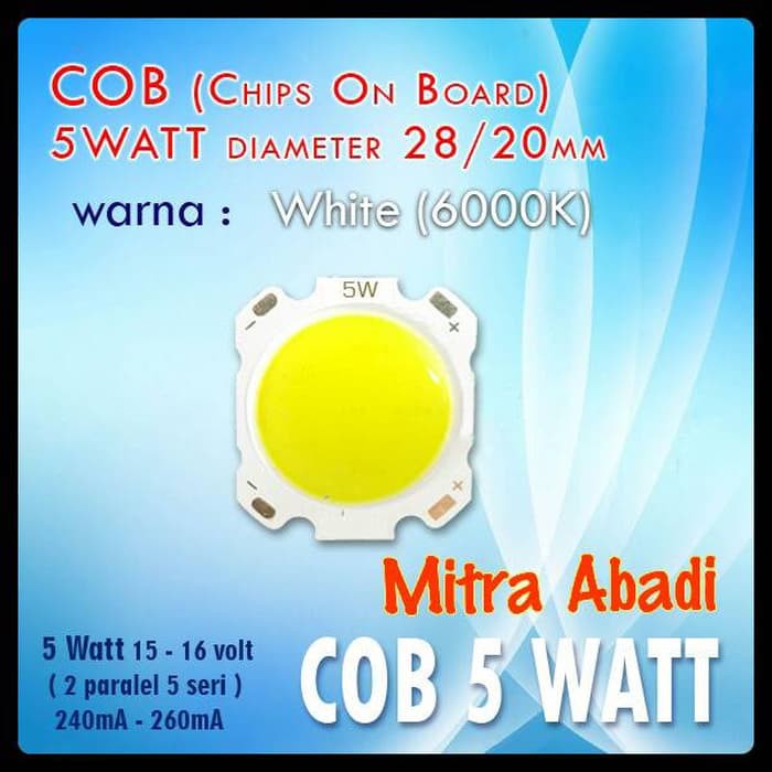 HPL 5 WATT BESAR WHITE COBELKT_886