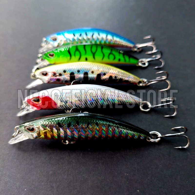 Lure minnow sinking 6,5 cm 6,5 gram Best killer action Rekomendasi untuk ultralight casting