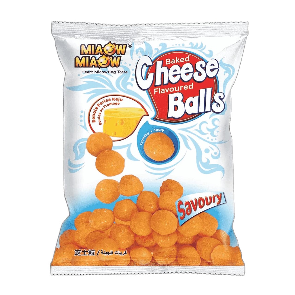 

MIAOW-MIAOW CHEESE BALLS 60GR