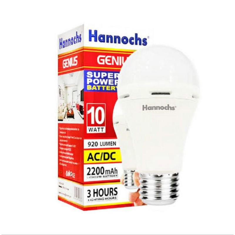 LAMPU EMERGENCY LED HANNOCHS 10 wat