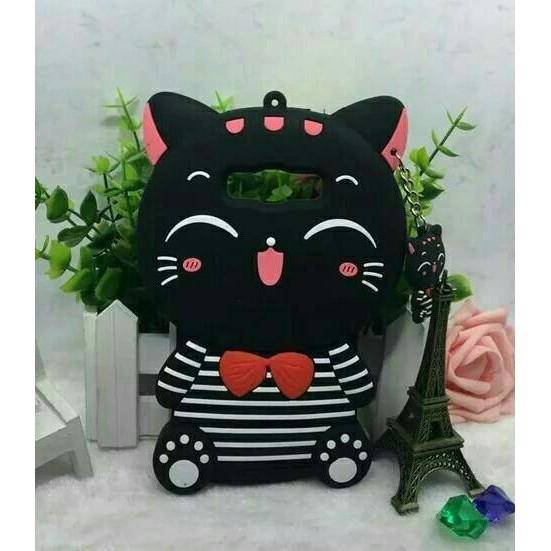 Silicon casing softcase samsung 3D head cat asus zenfone 2 laser ZE500