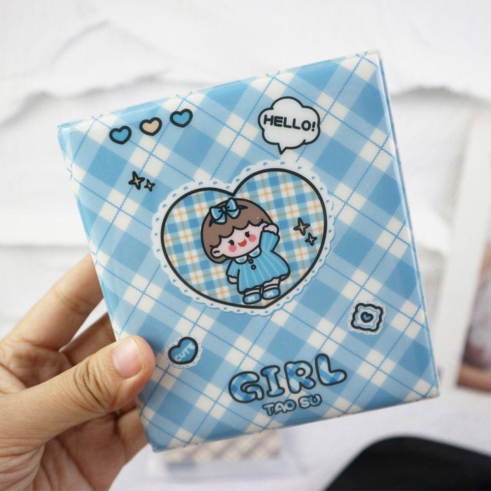 Agustinina Album Foto Gambar Case Mini Album Photocard Holder Card Holder Star Chasing Card Collection Book