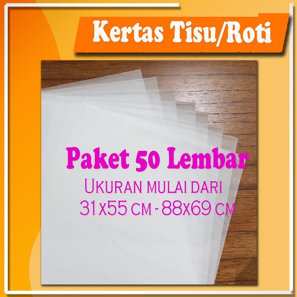 

Kertas Tisu Roti Doorslag Packaging Wrapping Online Shop