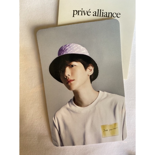 BAEKHYUN PRIVE PHOTOCARD & TSHIRT NEW READY STOCK