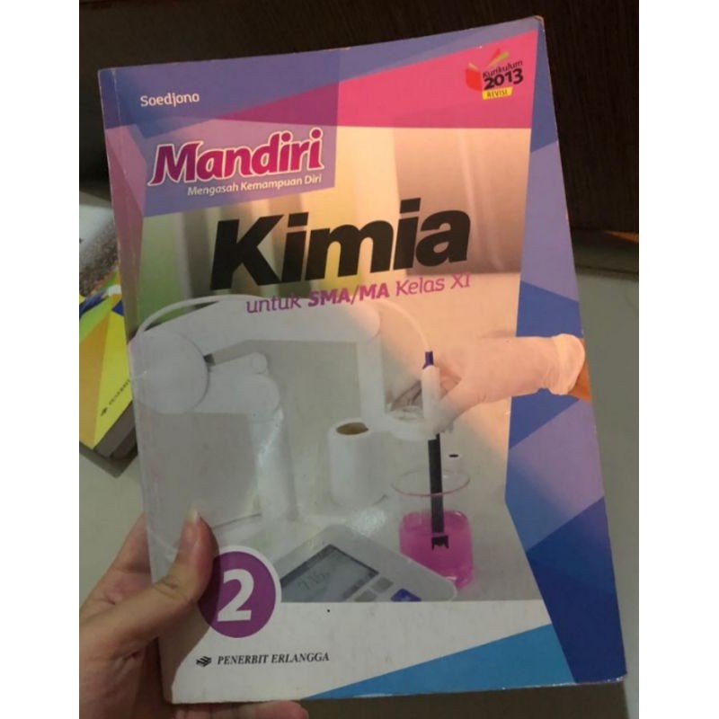 Buku Paket Cetak Mandiri Pelajaran Kimia Kelas 11 Penerbit Erlangga K13 Revisi / mengasah kemampuan 