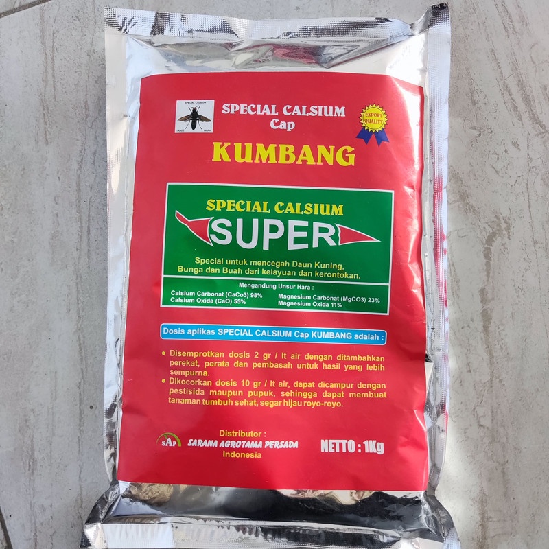Calsium Super Cap Kumbang isi 1 kg