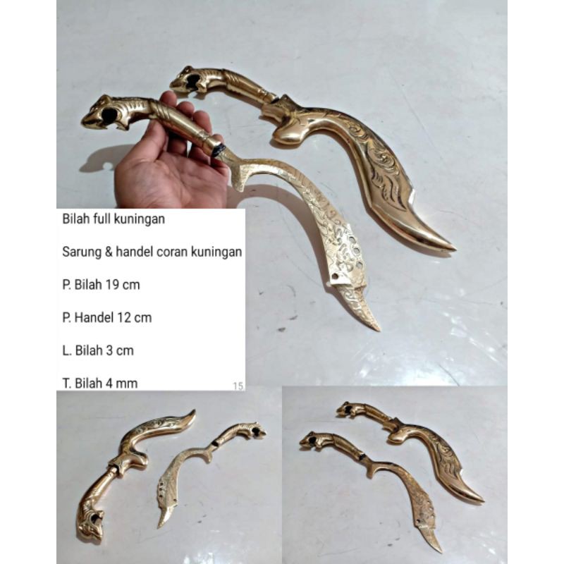 DI CARI...BARANG ANTIK FULL KUNINGAN KUJ4NG MACAN RAJAH