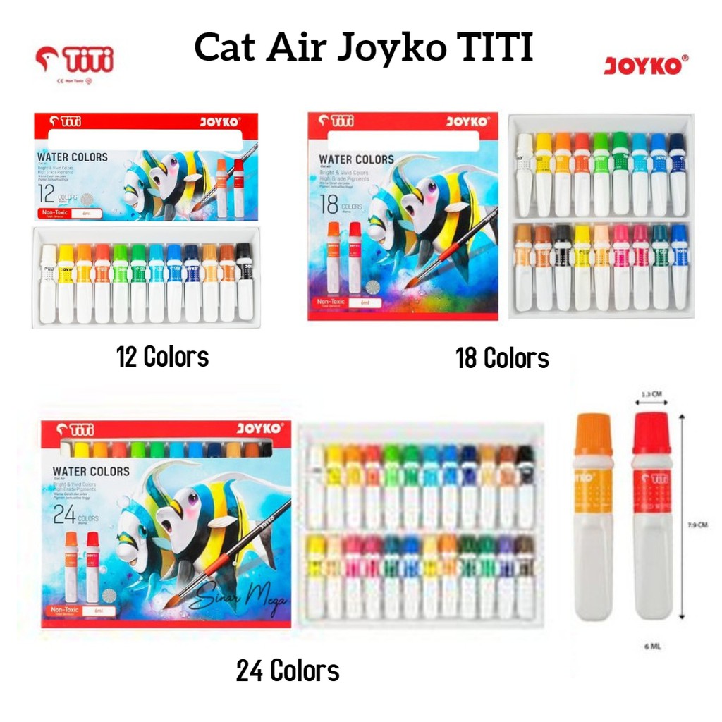 

Cat Air Titi Joyko Water Colors WAC-6ML