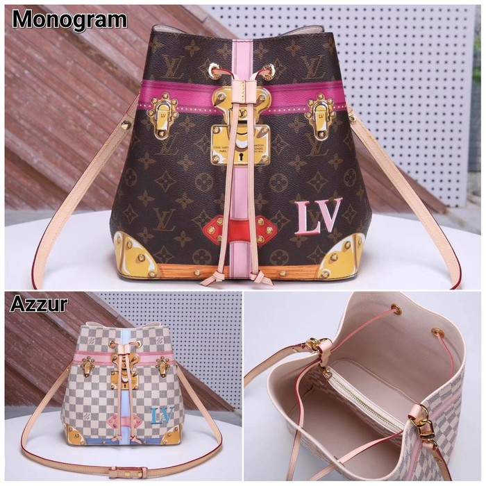 LV Neo Noe Trunks / Trunk Lambskin 26cm / Tas Serut Wanita Branded