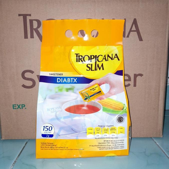 

READYY Tropicana Slim Sweetener Diabtx 150 sachet PROMO