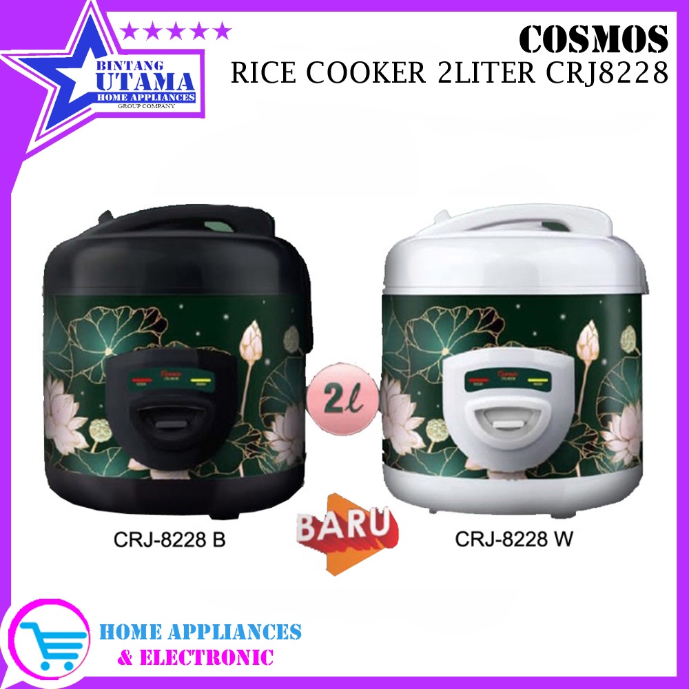 (COD) Magic Com / Rice Cooker Cosmos CRJ 8228 / CRJ8228 / CRJ-8228 GARANSI RESMI