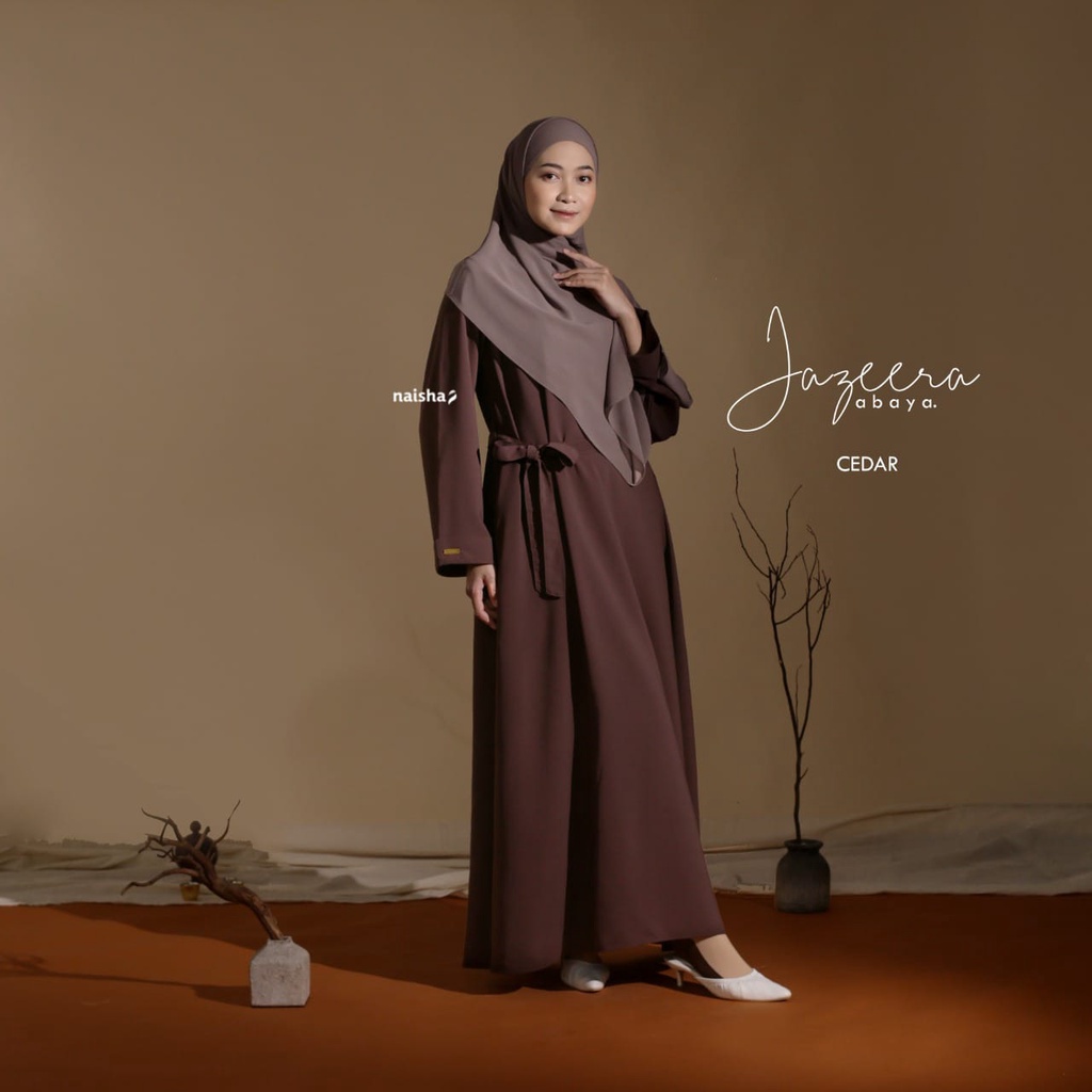 Jazeera Abaya Dress | Fashion Muslim  Kekinian  | Bahan Polyester