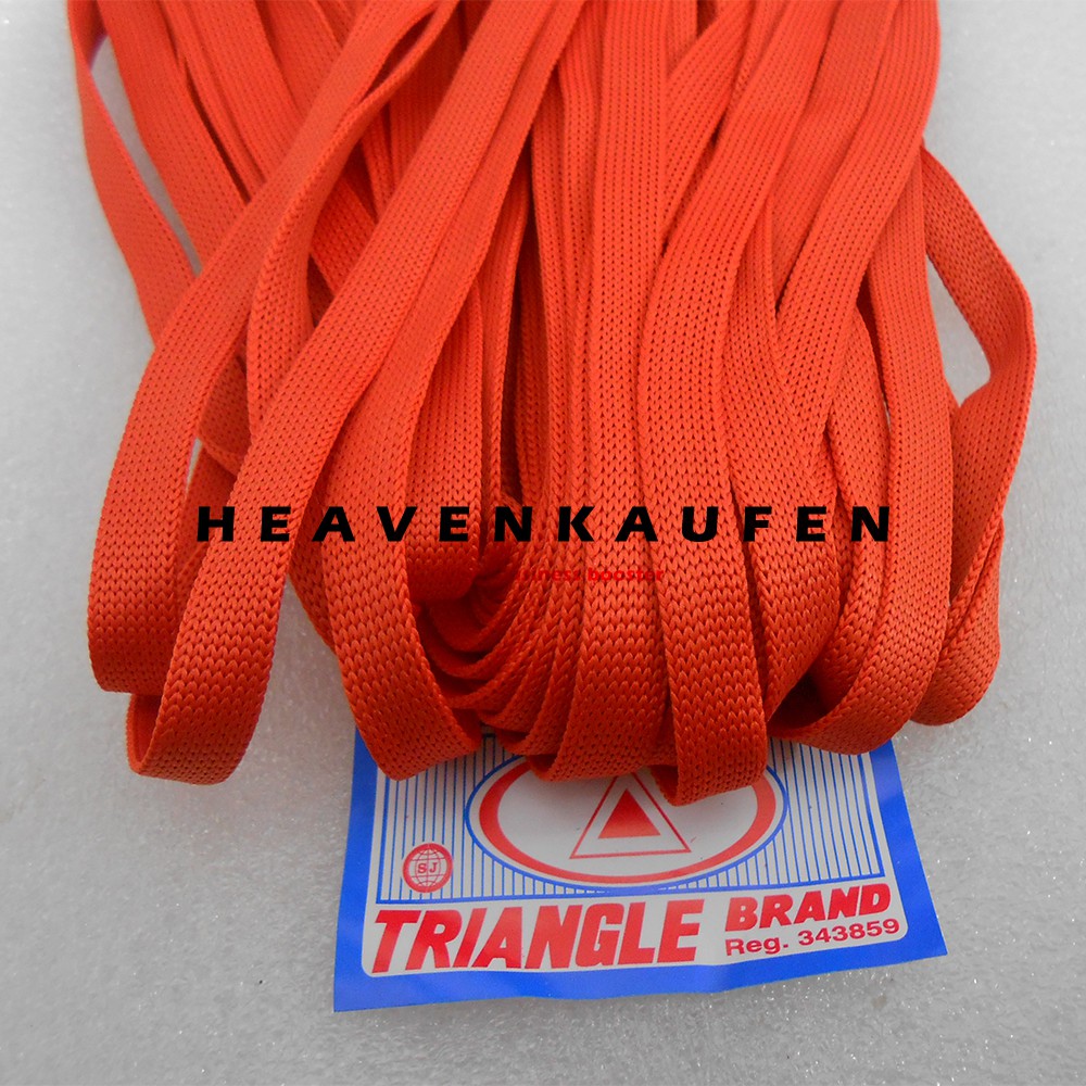 Tali Lebar 1 cm Warna Orange Meteran Untuk Material Tali Jaket Hoodie Dll